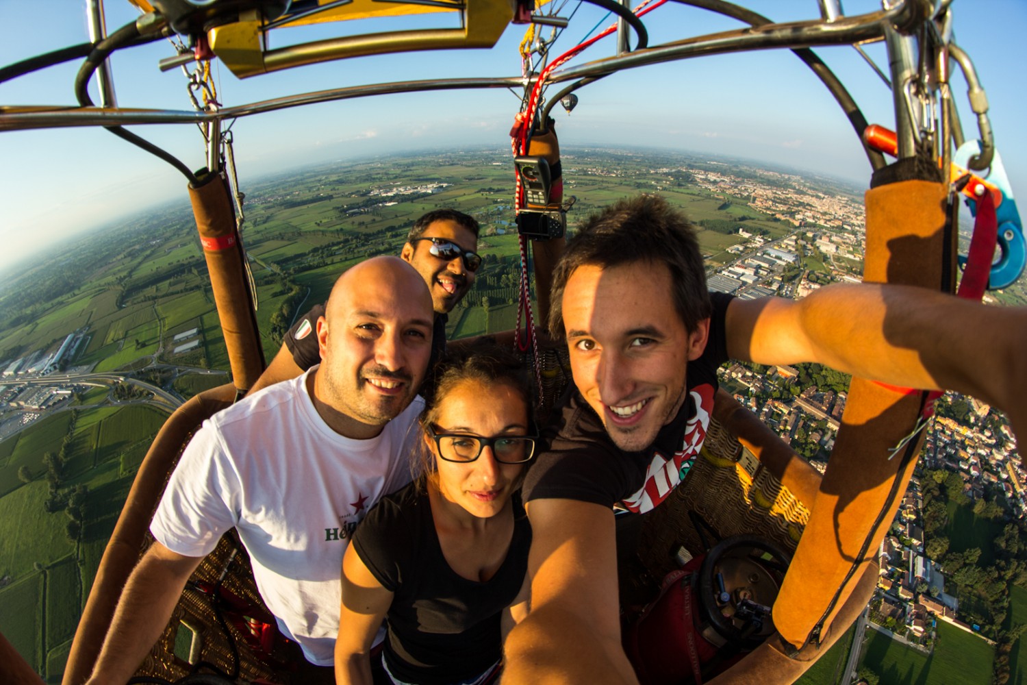 Volo in mongolfiera di gruppo