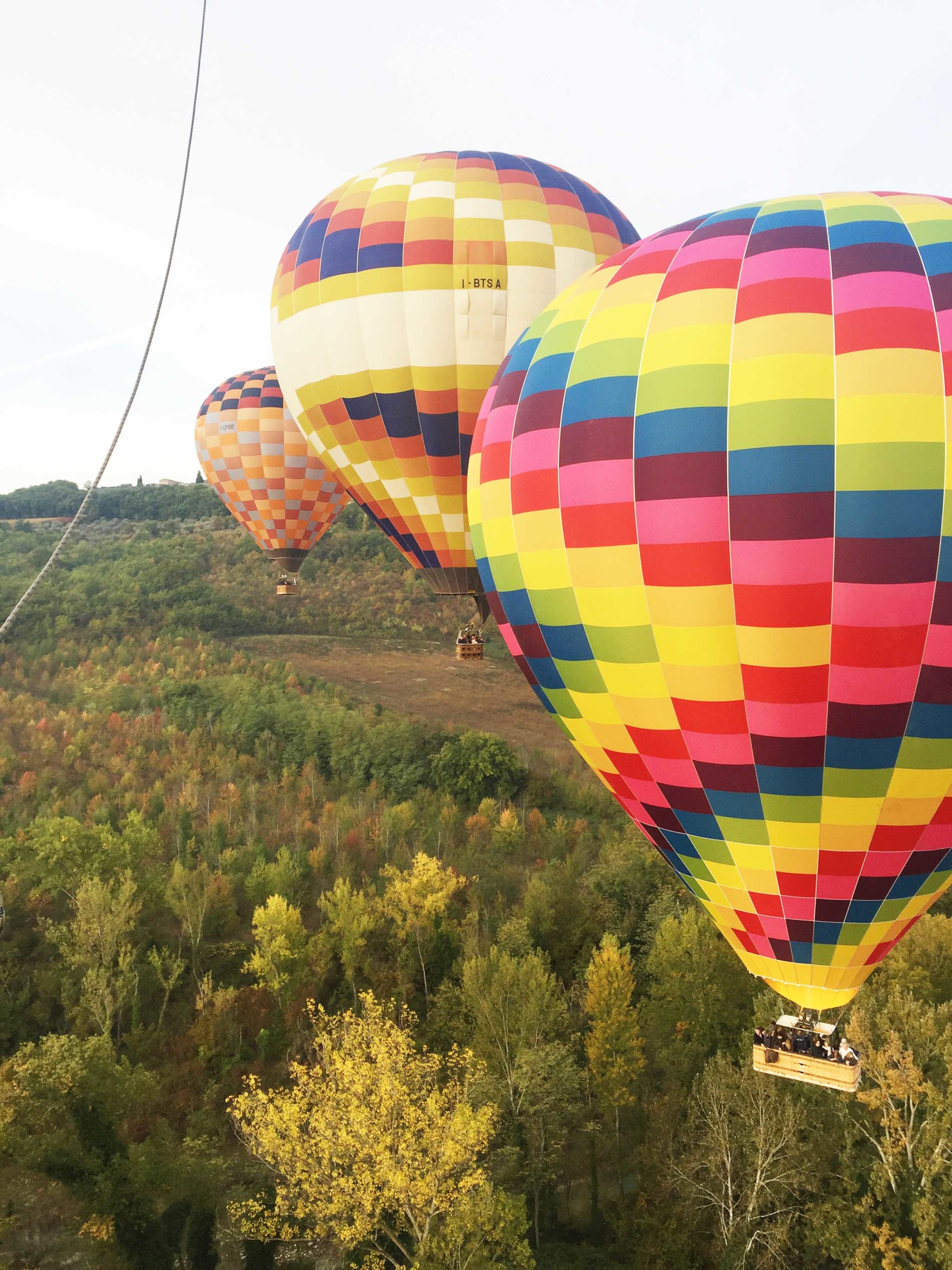 Mongolfiere in Formazione