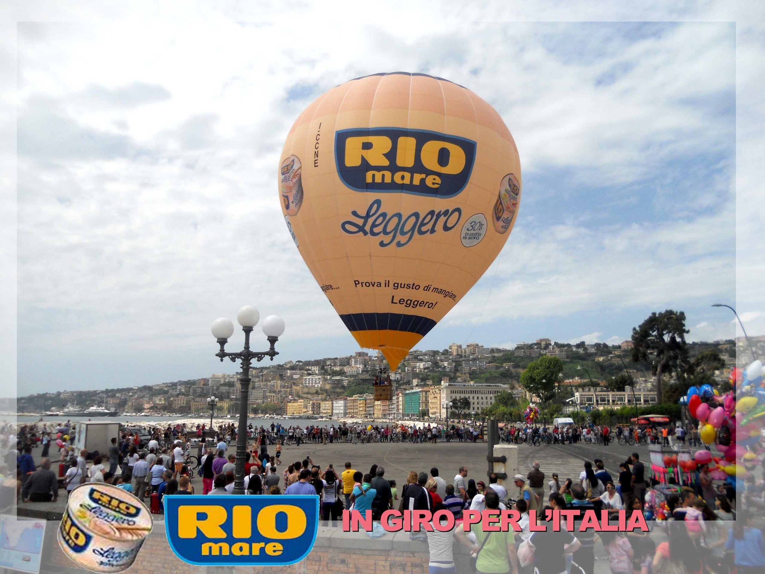 Noleggio mongolfiere per eventi come Rio Mare