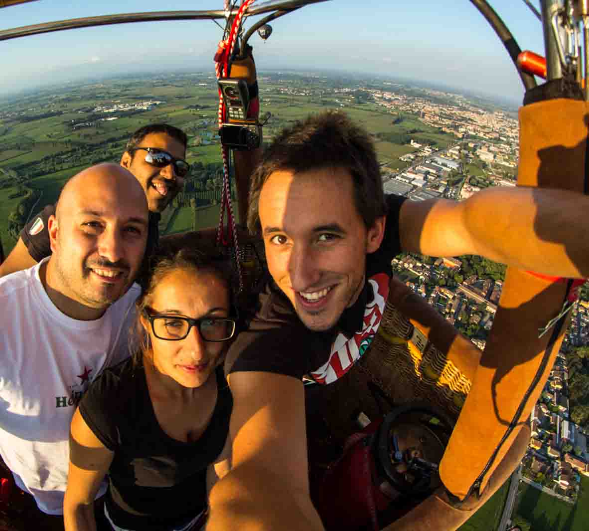 Volo in mongolfiera di Gruppo 4