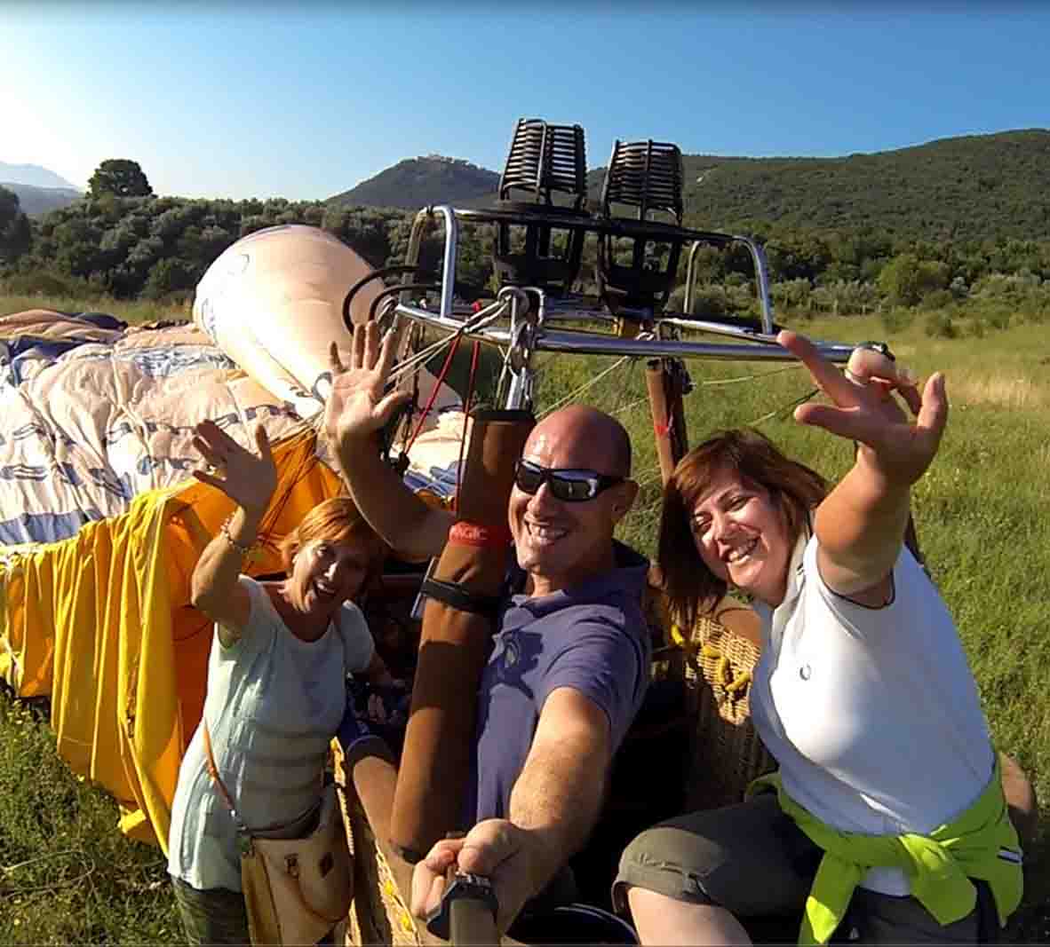 Volo in mongolfiera di Gruppo 6