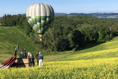 Mongolfiera in toscana