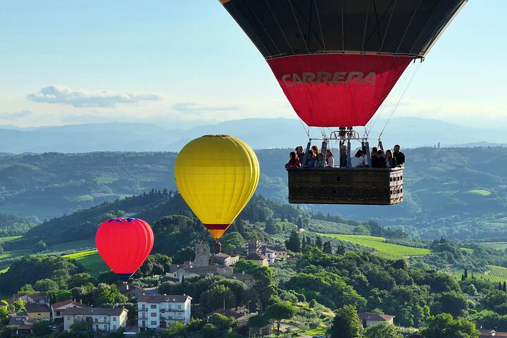 carrera hot air balloon trio landscape